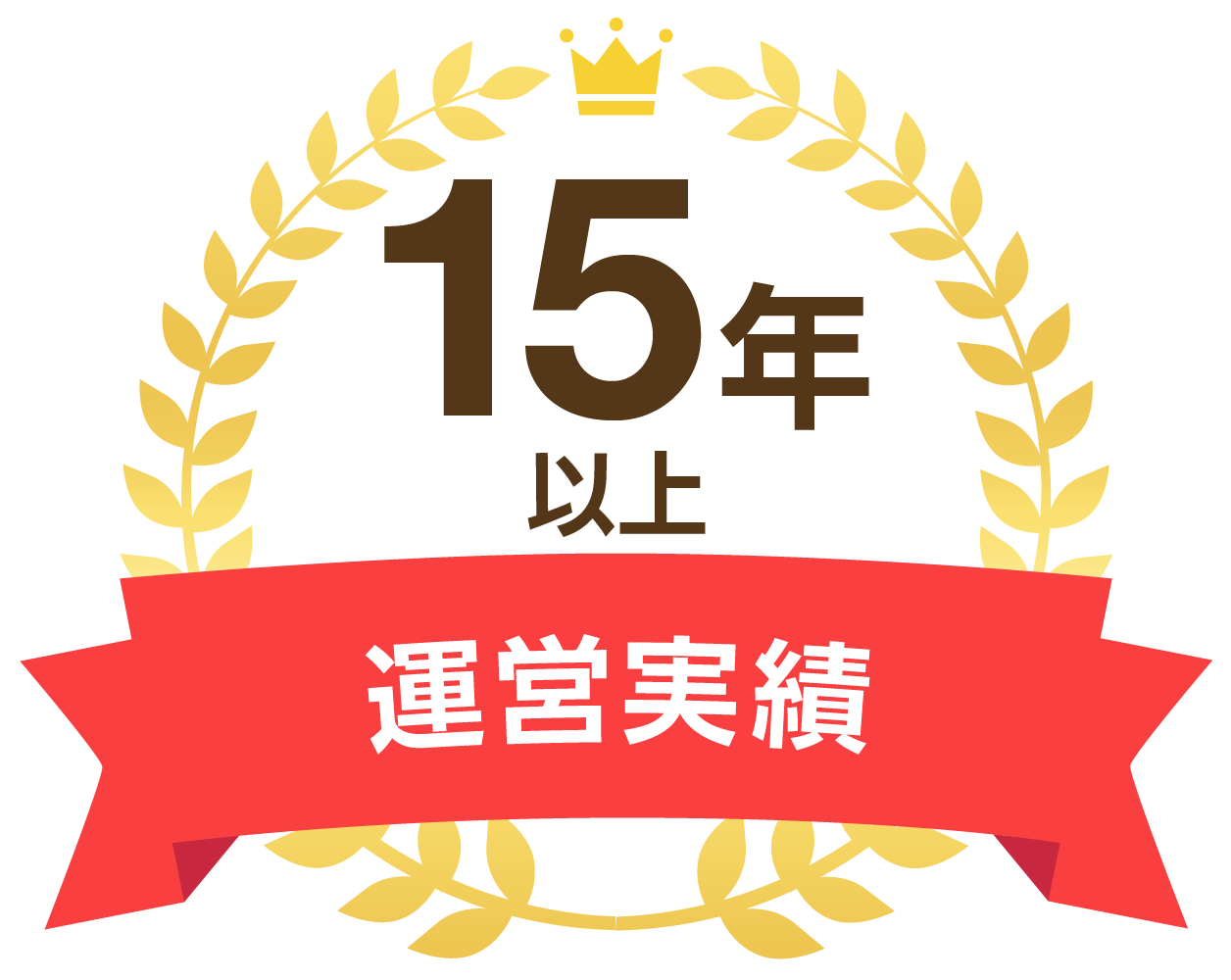 運営実績15年以上